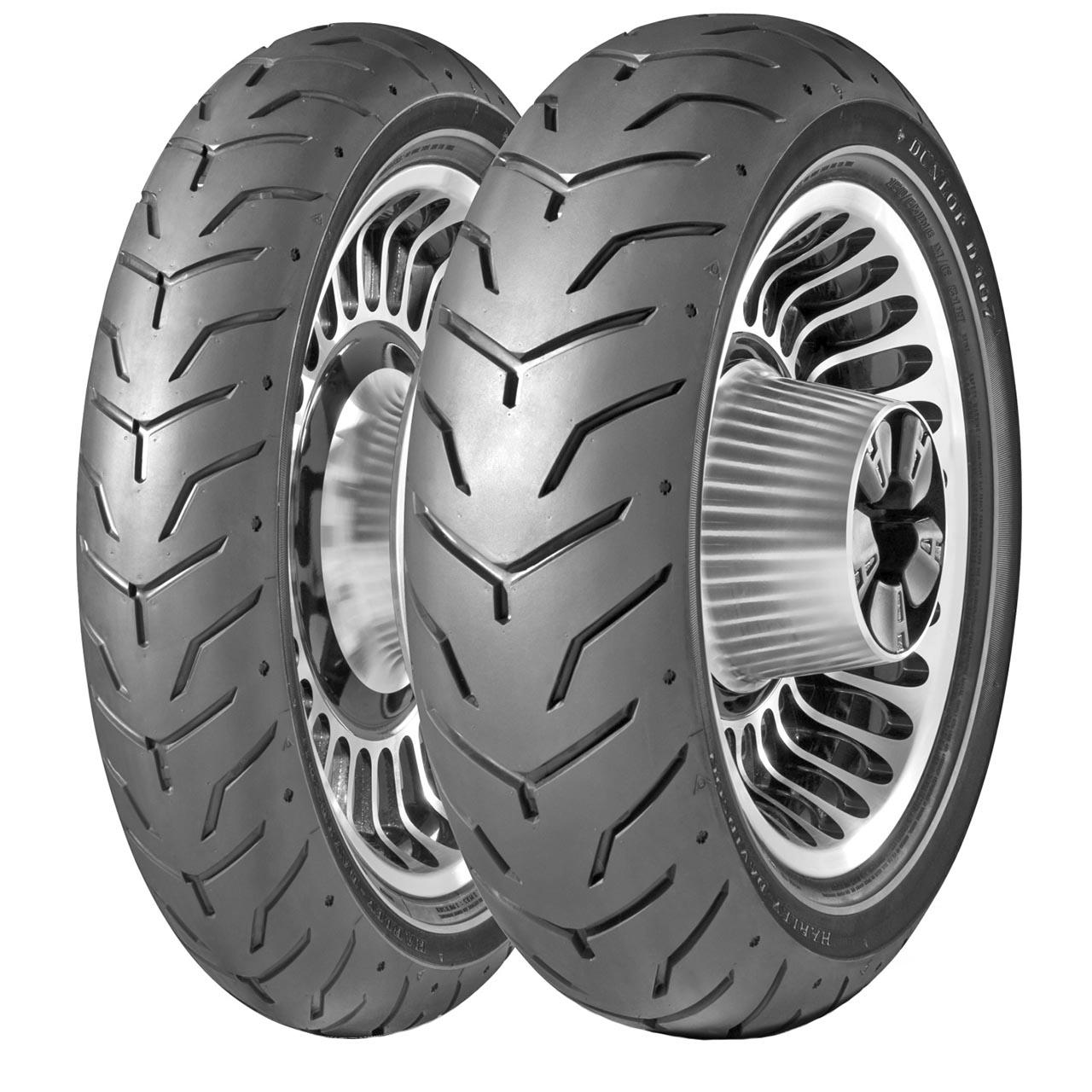 DUNLOP D 408 HARLEY DAVIDSON FRONT 130/60 B19 61H TL MOTO TOURING