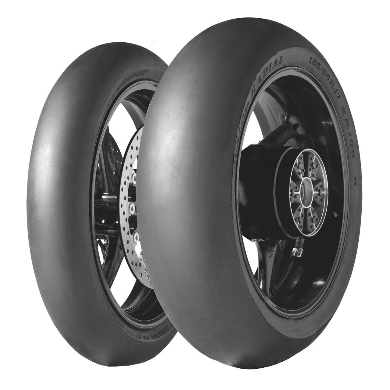 DUNLOP KR 106 MS2 9813 FRONT NHS 120/70 R17 TL MOTO RACING
