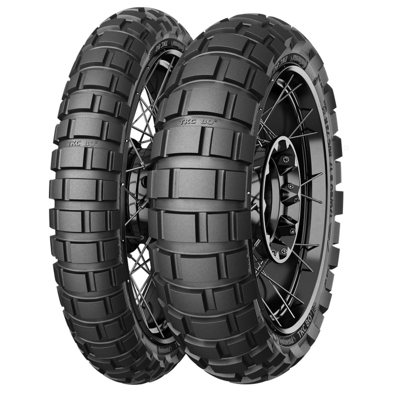 CONTINENTAL TKC 80 2 REAR 130/80 -17 65R TL M+S MOTO ENDURO