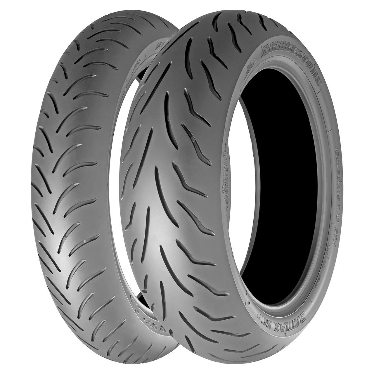 BRIDGESTONE BATTLAX SCOOTER FRONT 100/80 -16 50P TL MOTO SPORT