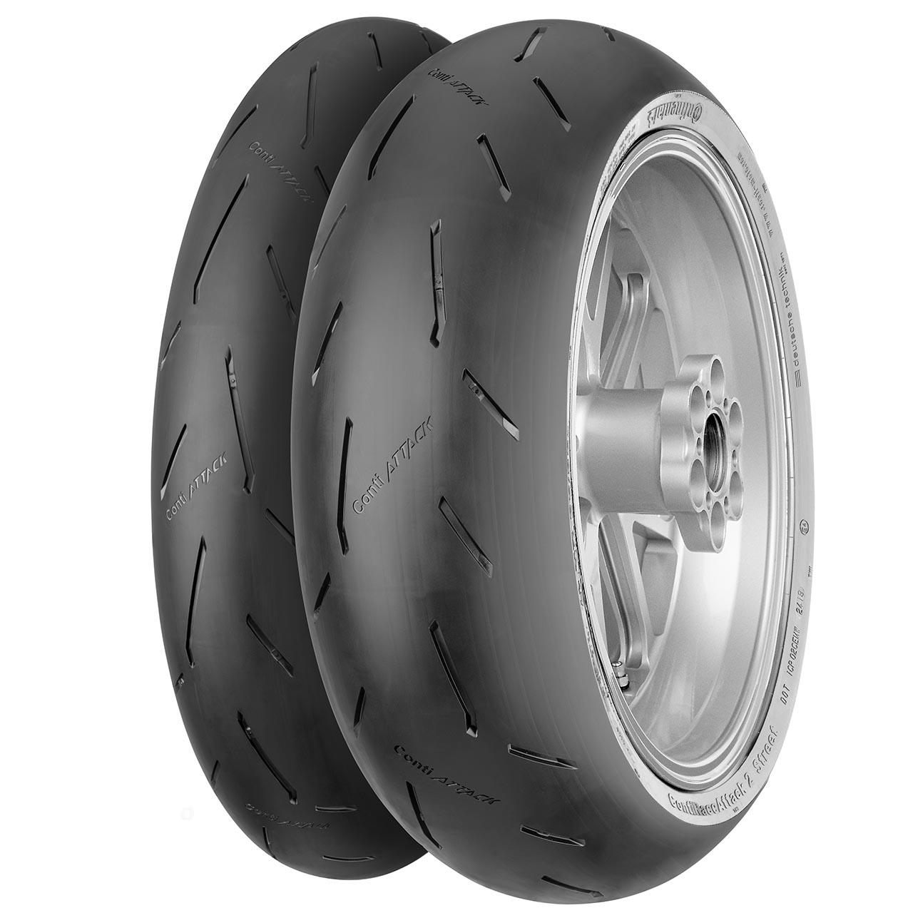 CONTINENTAL CONTIRACEATTACK 2 STREET 190/50 R17 73W TL MOTO HYPERSPORT