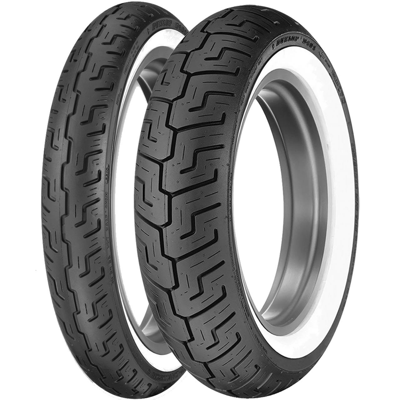 DUNLOP D 401 ELITE WWW HARLEY DAVIDSON FRONT 100/90 -19 57H TL MOTO TOURING