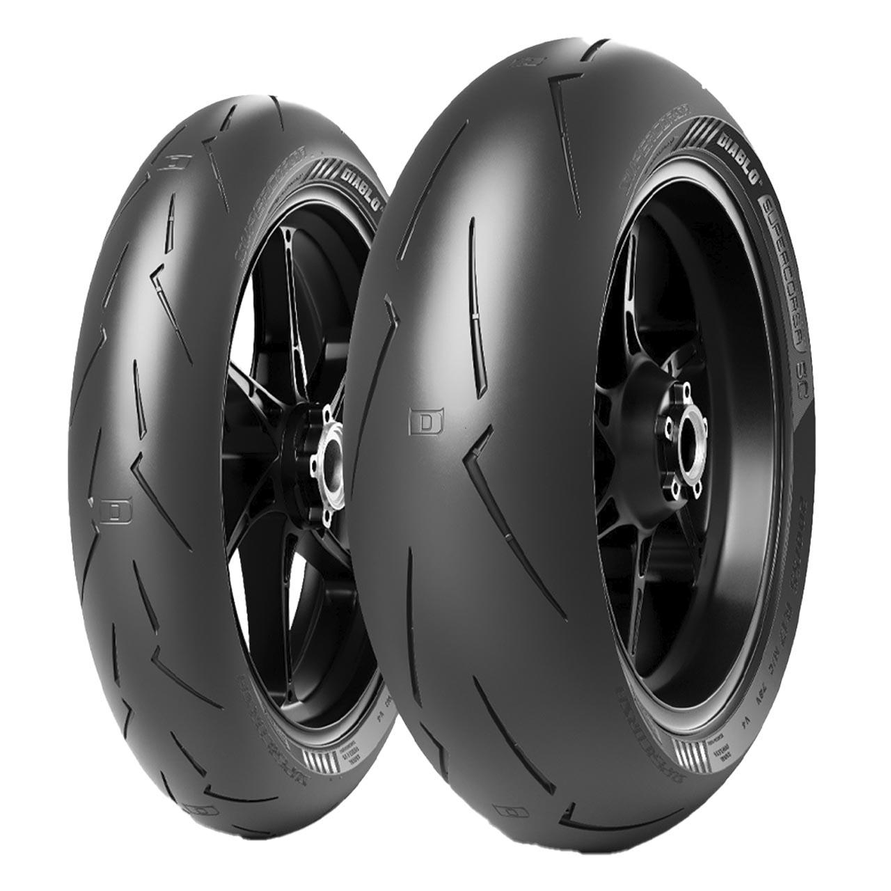PIRELLI DIABLO SUPERCORSA V4 RV4 SC1 160/60 R17 69V TL MOTO HYPERSPORT