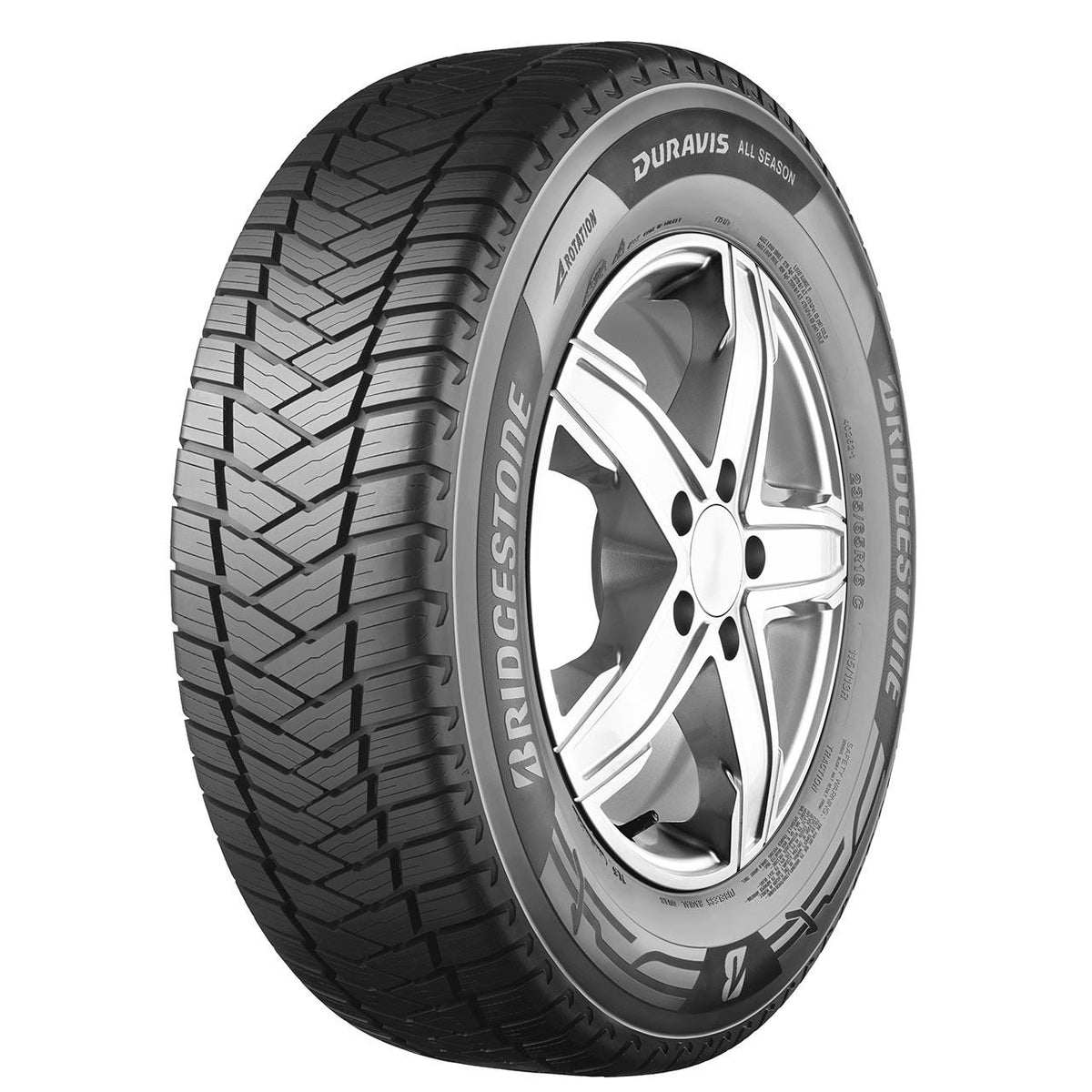 BRIDGESTONE DURAVIS ALL SEASON 195/75 R16 107/105R TL M+S 3PMSF FURGONI 4 STAGIONI
