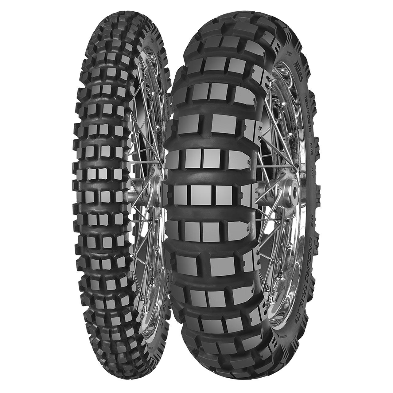 MITAS ENDURO TRAIL XT PLUS DAKAR 2X YELLOW FRONT 120/70 B19 60T TL/TT M+S MOTO ENDURO