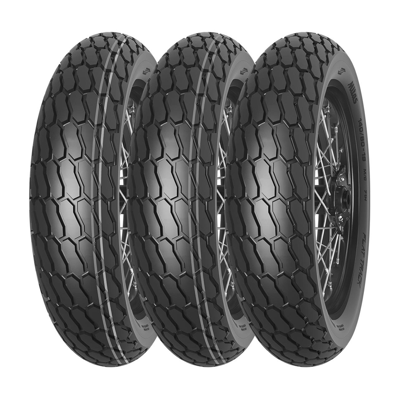 MITAS FLAT TRACK SOFT 2X GREEN REAR NHS 140/80 -19 TT MOTO RACING