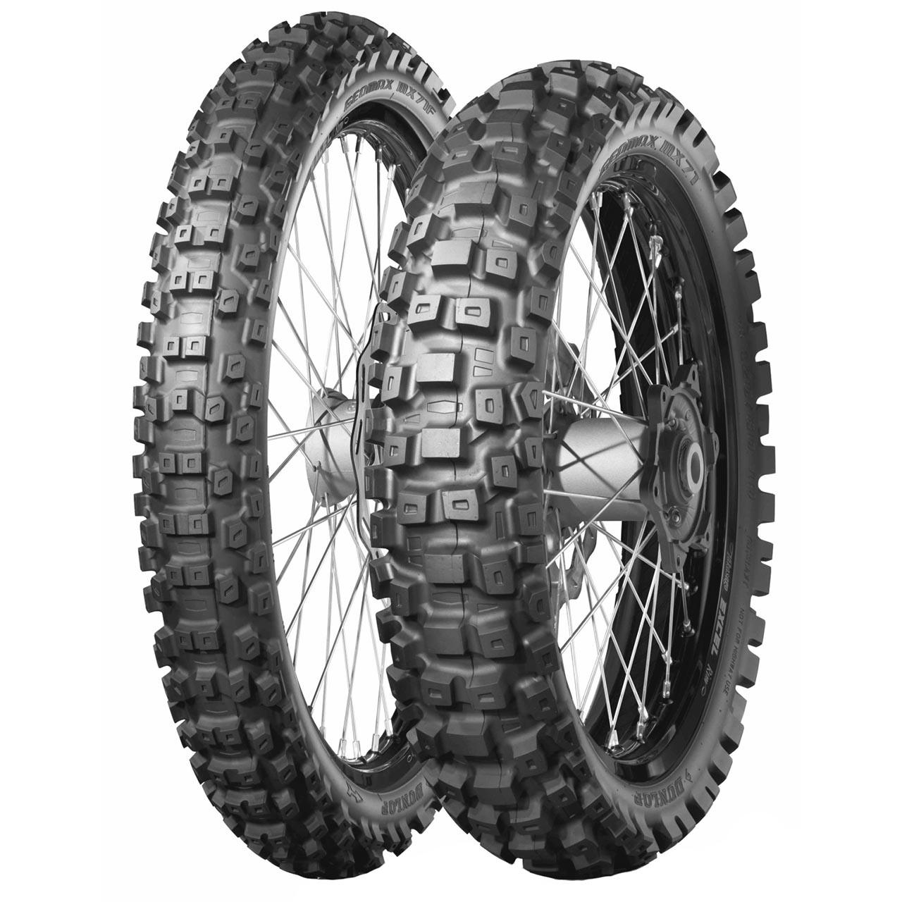 DUNLOP GEOMAX MX71 A REAR 110/90 -19 62M TT MOTO CROSS