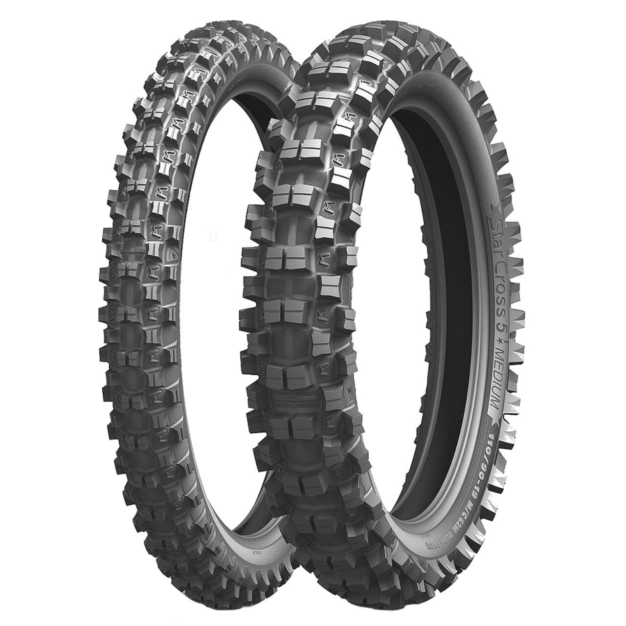 MICHELIN STARCROSS 5 MEDIUM FRONT 70/100 -17 40M TT MOTO CROSS