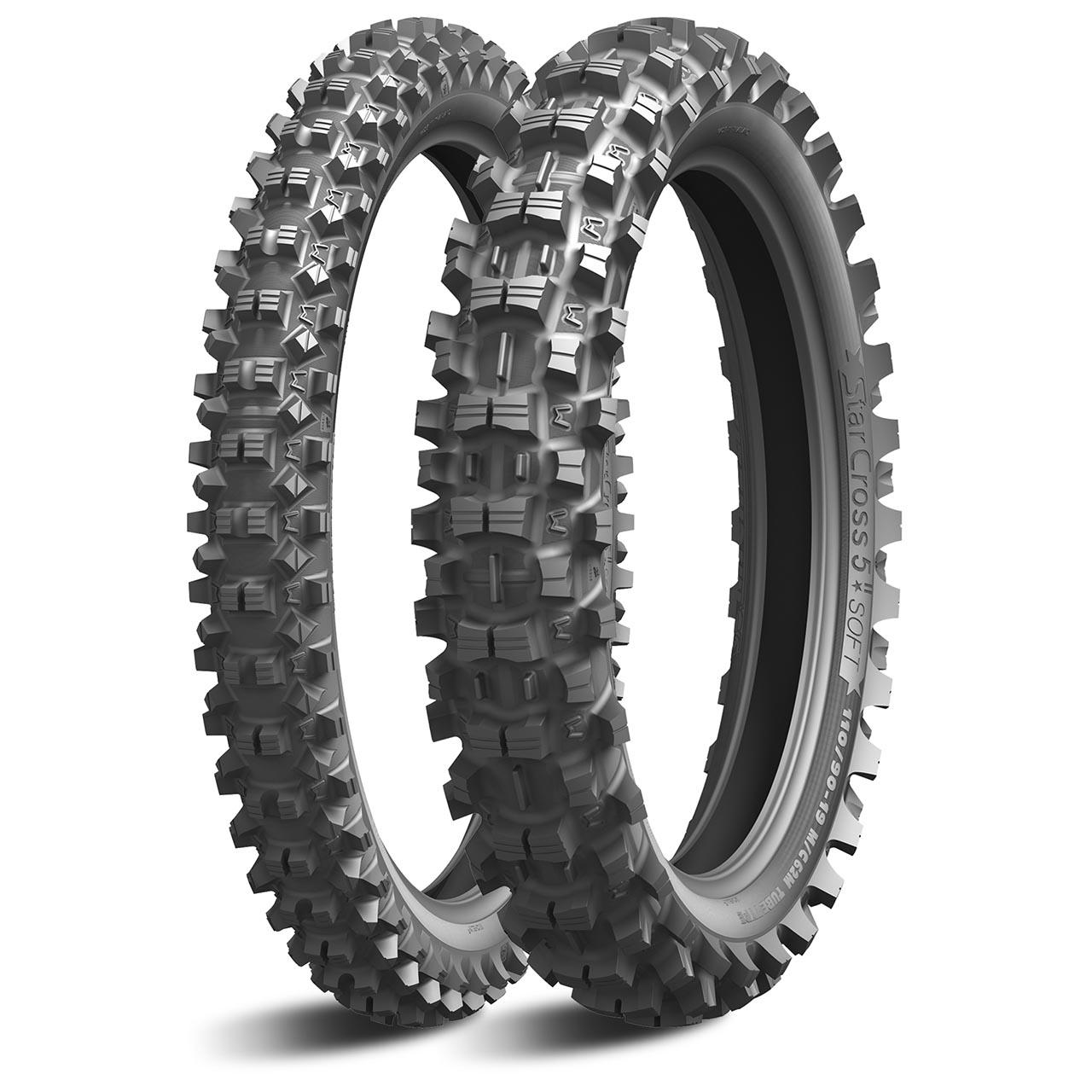 MICHELIN STARCROSS 5 SOFT REAR 90/100 -14 49M TT MOTO CROSS