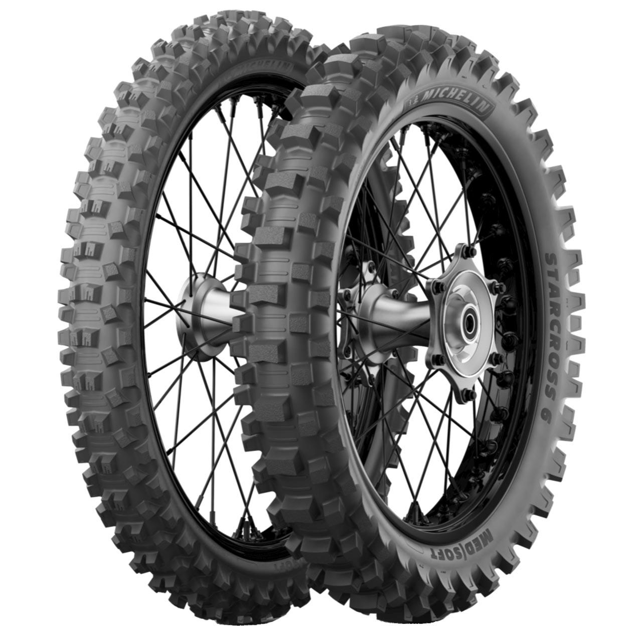 MICHELIN STARCROSS 6 MEDIUM MS FRONT 90/100 -21 57M TT MOTO CROSS