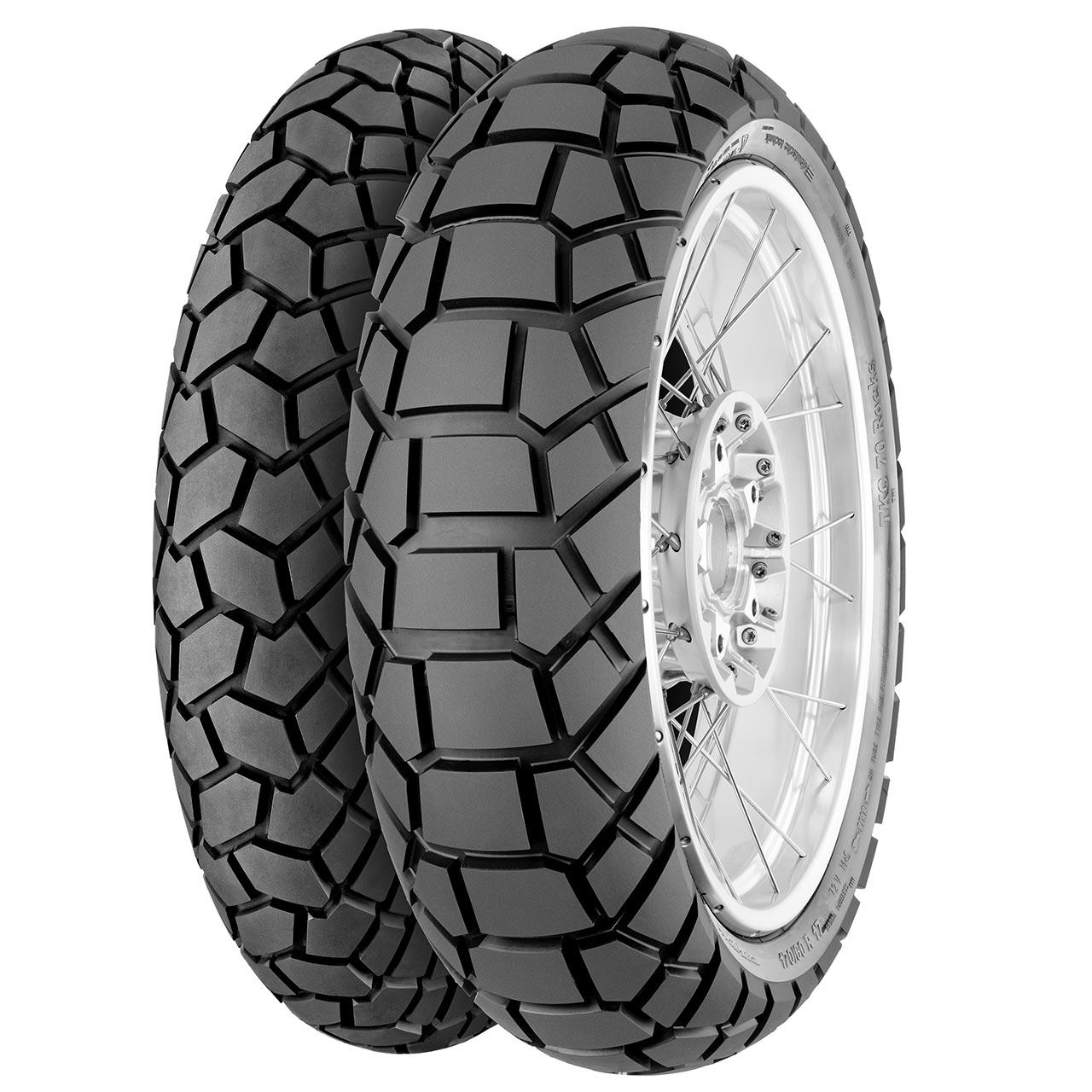 CONTINENTAL TKC 70 ROCKS REAR 150/70 R18 70S TL M+S MOTO ADVENTURE