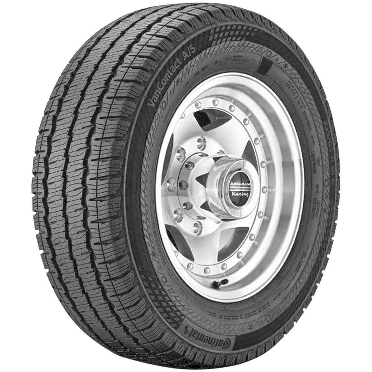 CONTINENTAL VANCONTACT AS 225/75 R16 121/120R TL M+S FURGONI PER TUTTE LE STAGIONI